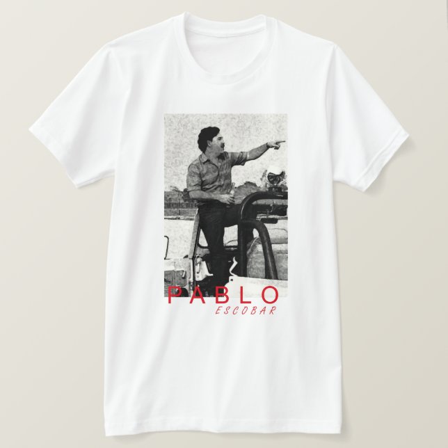 Camiseta Pablo Escobar (Frente do Design)