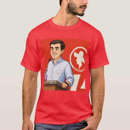 Camiseta Pablo Jose no pódio