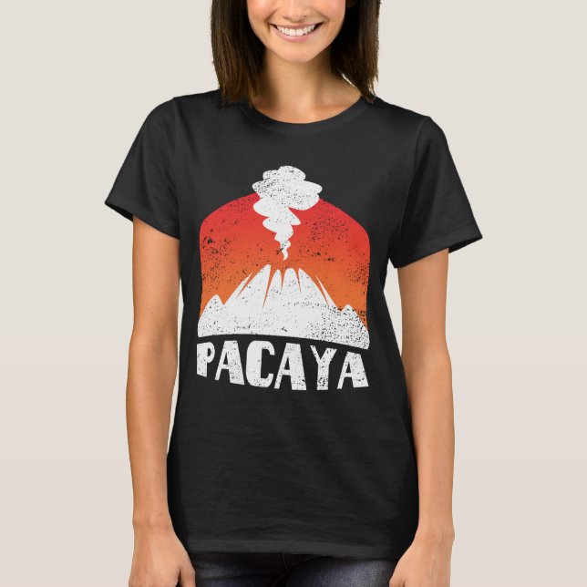 Camiseta Pacaya  TShirt Volcano Eruption Shirt Volcanic (Frente)