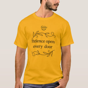 Camiseta Paciência Abre Todas As Portas - Sabedoria Árabe
