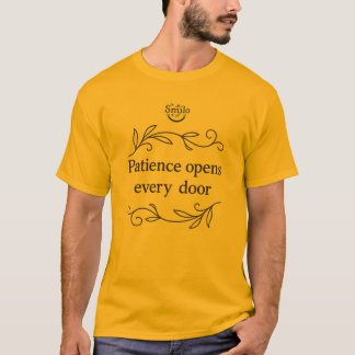 Camiseta Paciência Abre Todas As Portas - Sabedoria Árabe