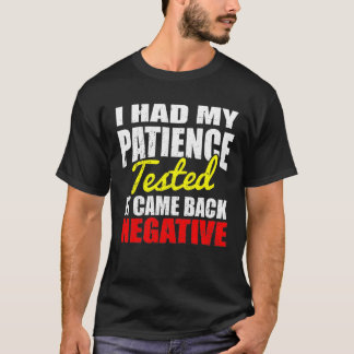 Camiseta Paciência negativa