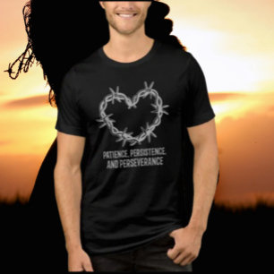 Camiseta Paciência, Persistência e Perseverança - Sober