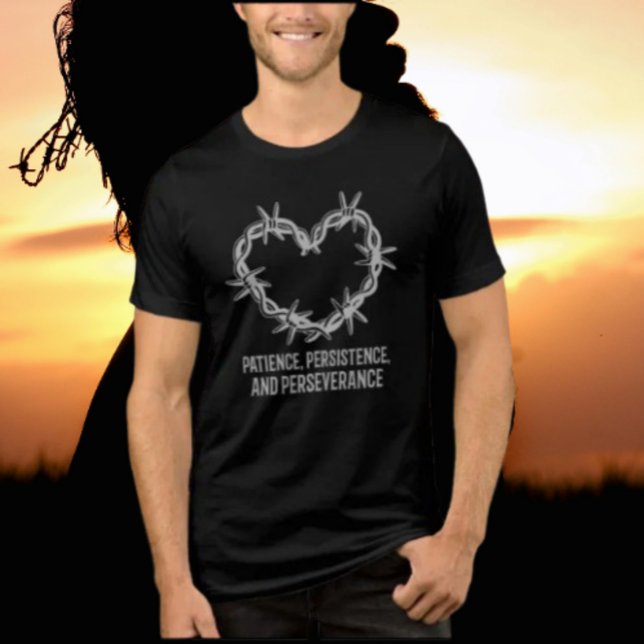 Camiseta Paciência, Persistência e Perseverança - Sober (Criador carregado)