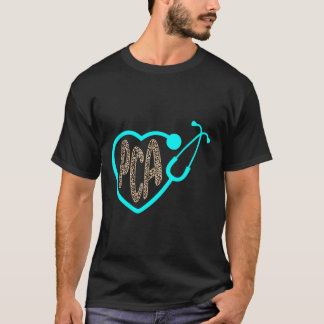 Camiseta Paciente Pca Cuidando de Enfermeira-Leopardo-do-Co
