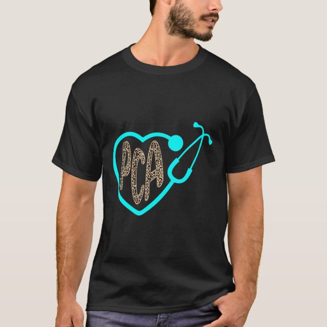 Camiseta Paciente Pca Cuidando de Enfermeira-Leopardo-do-Co (Frente)