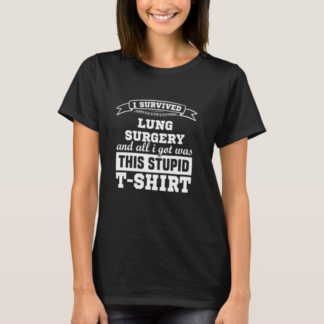 Camiseta Pacientes com Cirurgia Pulmonar Recuperação de Rea (Frente)