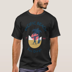 Camiseta Pacific Beach San Diego California Surfing