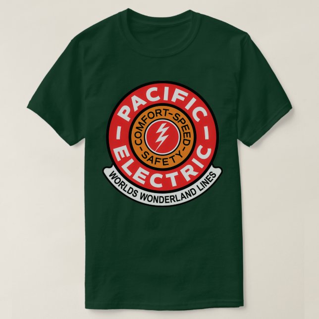 Camiseta Pacific Electric Railway (Frente do Design)