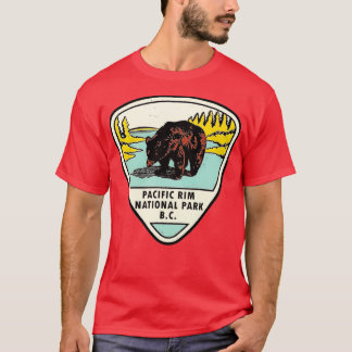 Camiseta Pacific Rim National Park BC Canada Viagens vintag