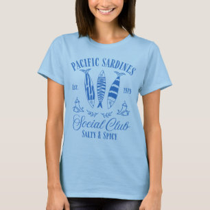 Camiseta Pacific Sardinha Social Club Vintage Fish Lover