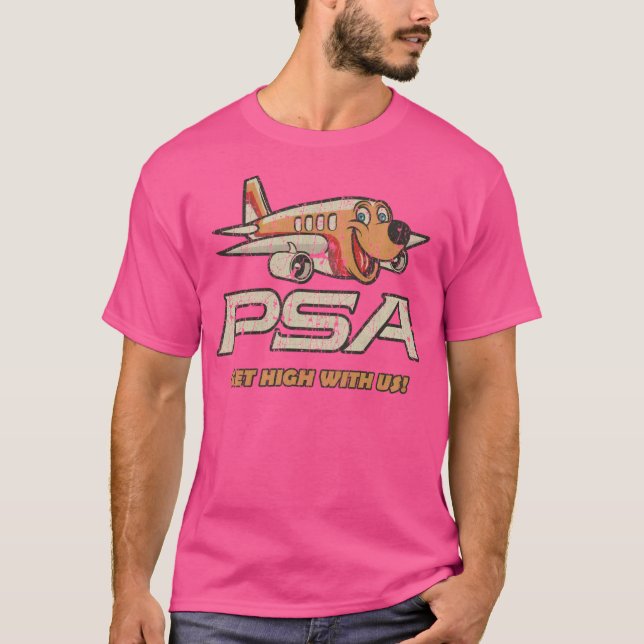 Camiseta Pacific Southwest Airlines (Psa) (Frente)