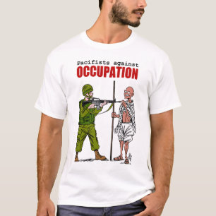 Camiseta Pacifistas contra a ocupação