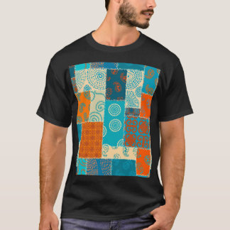 Camiseta Paço indiano, fundo vintage sem descontinuidades.