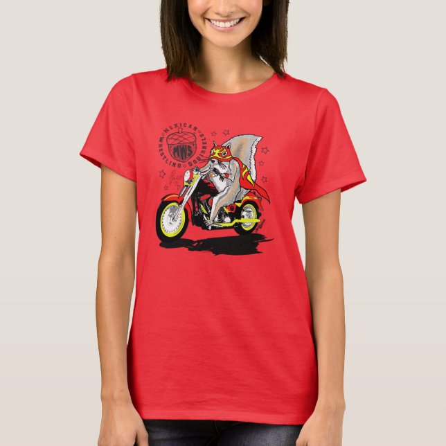 Camiseta Paco Motorbike - Esquilos de Luta mexicanos (Frente)