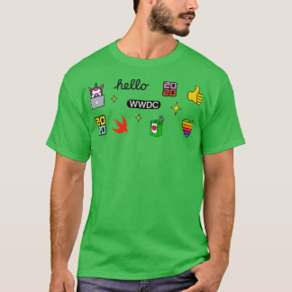 Camiseta Pacote de adesivos WWDC 2020