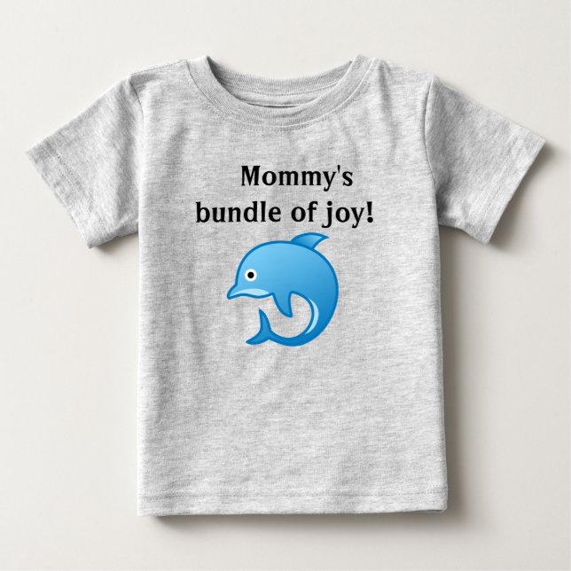 Camiseta Pacote de Alegria da Mamãe Golfinho (Frente)