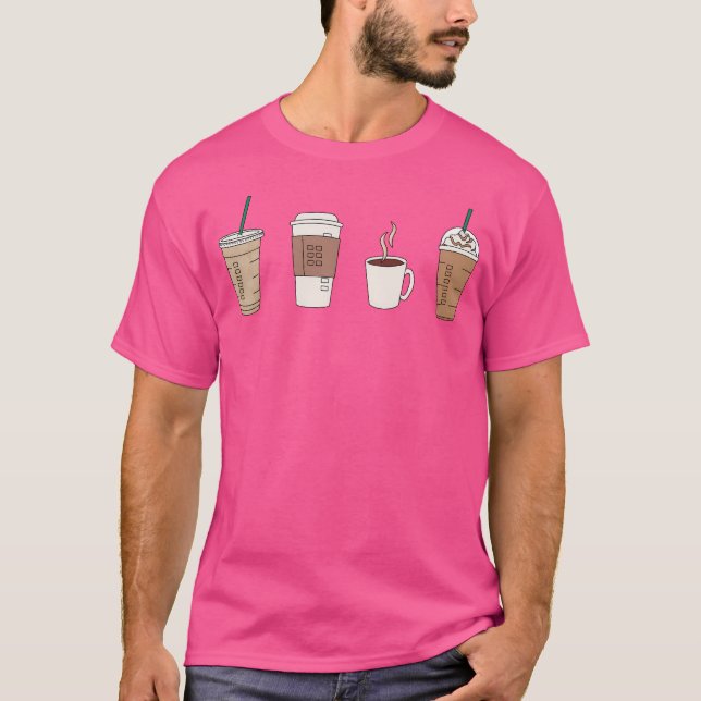 Camiseta Pacote de Amantes de Café (Frente)