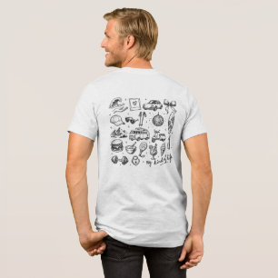 Camiseta Pacote de Clipart de Estilo de Vida Desenhado à Mã