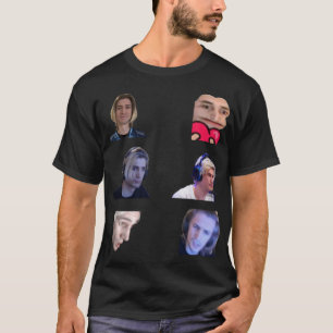Camiseta Pacote de Emotes xQc