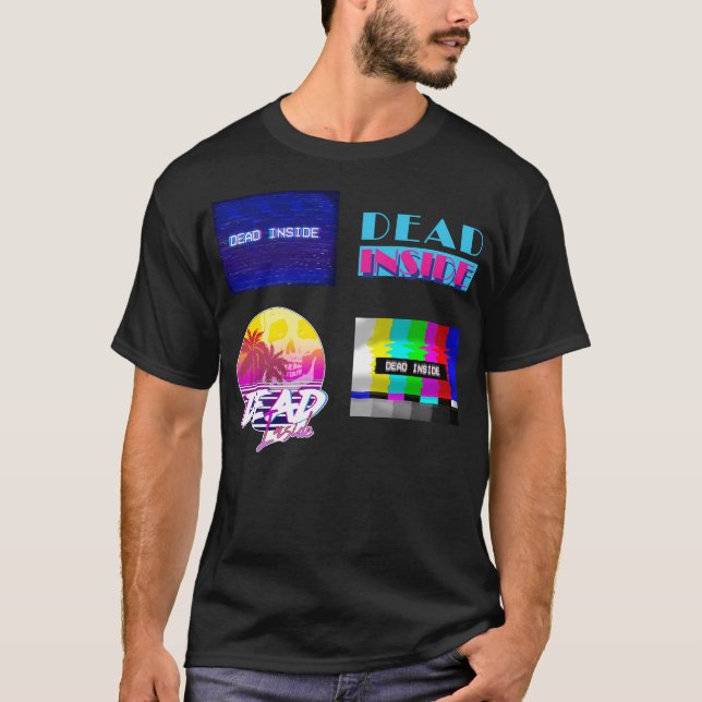 Camiseta Pacote de humor grande do Dentro morto (Frente)