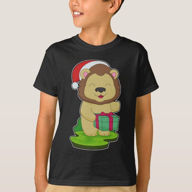 Camiseta Pacote de Natal de Leão (Frente)
