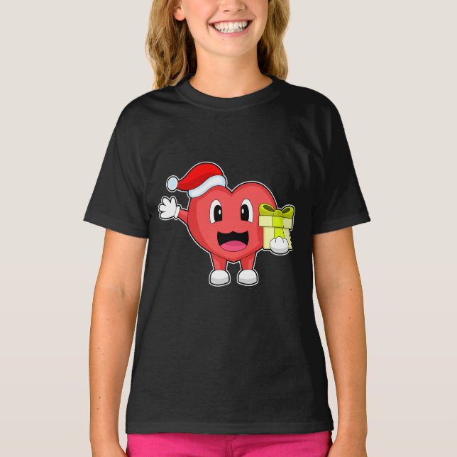 Camiseta Pacote de Natal do Coração (Frente)