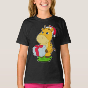 Camiseta Pacote de Natal Giraffe