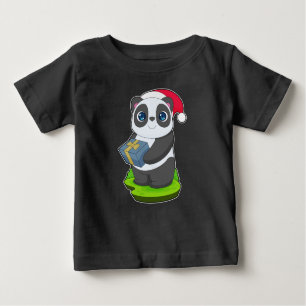 Camiseta Pacote de Natal Panda