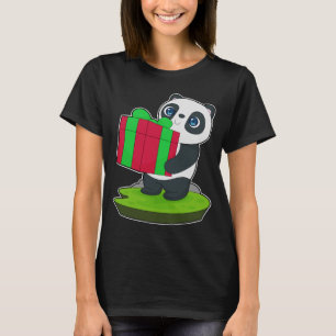 Camiseta Pacote de Natal Panda