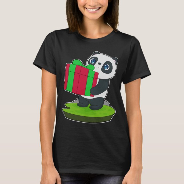 Camiseta Pacote de Natal Panda (Frente)