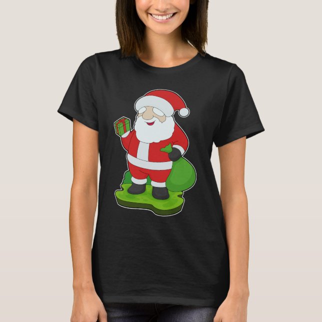 Camiseta Pacote de Natal Santa Claus (Frente)