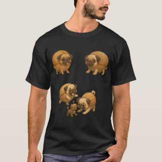 Camiseta Pacote de Pug Noz (Inspirado por Dimension 20: Clo