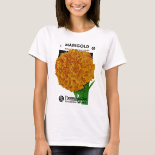 Camiseta Pacote de Semente da Marigold Vintage