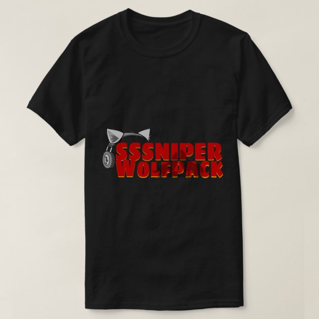 Camiseta Pacote SSSniperWolf (Frente do Design)