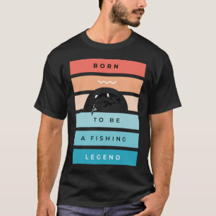 Camiseta Pacotes de adesivos nascidos para ser uma lenda da