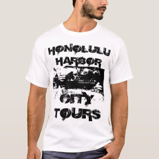 CAMISETA PACOTES TURÍSTICOS DA CIDADE DO PORTO DE HONOLULU