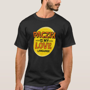 Camiseta Paczki é minha Rosquinha de língua de amor Foodie 