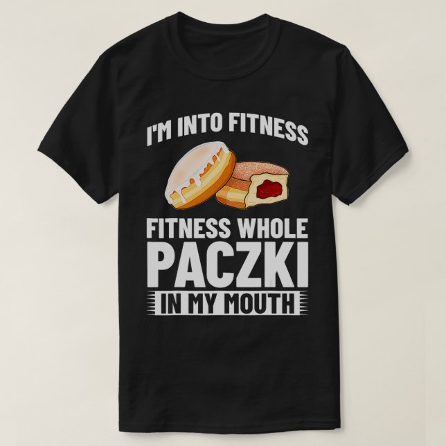 Camiseta Paczki Polonesa Polônia Dessert2  (Frente do Design)