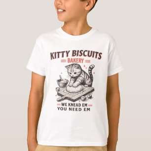Camiseta Padaria de Biscoitos da Gatinha Divertida