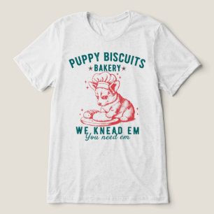 Camiseta Padaria de Biscoitos para Cachorrinhos Piada de Co
