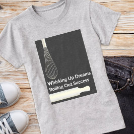 Camiseta Padaria de Confeiteiro Moderno Inspiração para Con