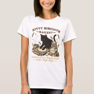 Camiseta Padaria de Gatos Café da Kitty Perfeitamente Amass