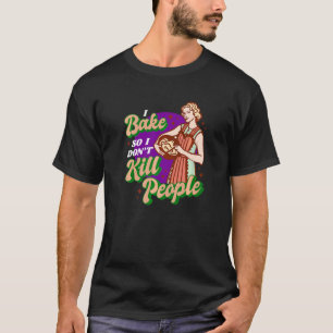 Camiseta Padaria de Motivo de Panificação Irônica Bolo