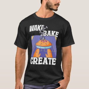Camiseta Padaria Donut Acorda Assar Criar Pastelaria Chef B