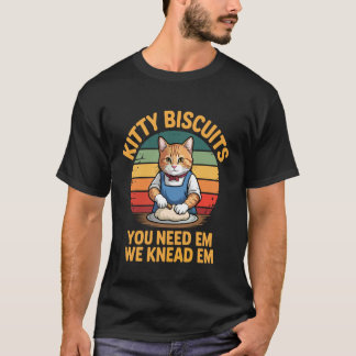 Camiseta Padaria Kitty Biscuits Nós Amassamos Eles Você Pre