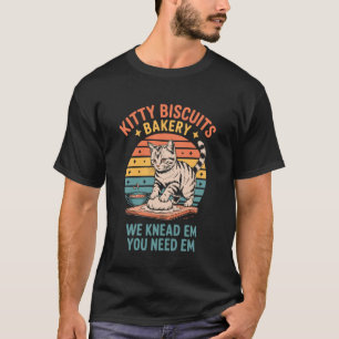 Camiseta Padaria Kitty Biscuits Nós Amassamos Eles Você Pre