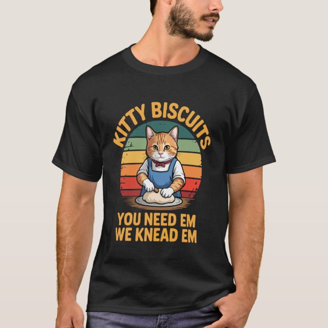 Camiseta Padaria Kitty Biscuits Nós Amassamos Eles Você Pre (Frente)
