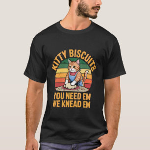Camiseta Padaria Kitty Biscuits Nós Amassamos Em Você Preci