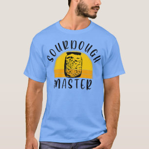 Camiseta padaria padeiro padeiro pastor Sourdough Mestre